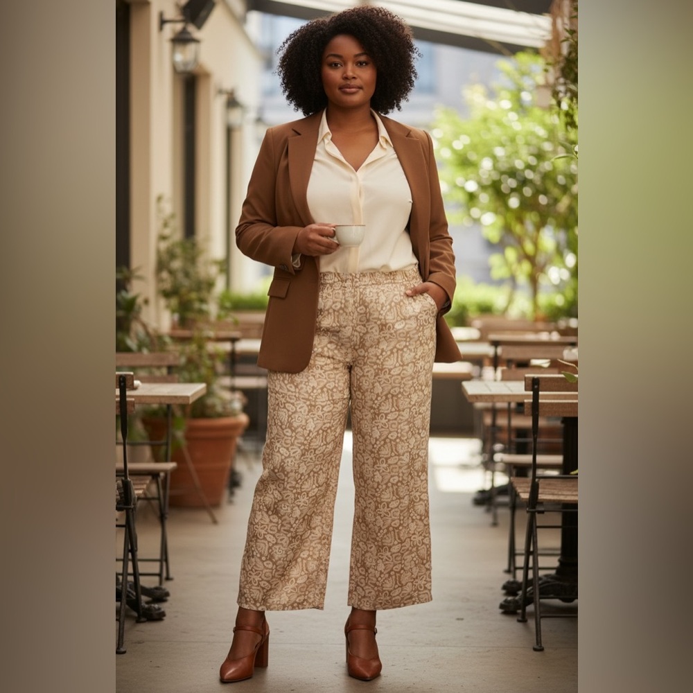 Sigrid Olsen Wide Leg Casual Pants